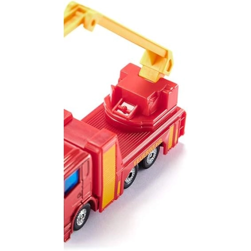 Strażacki pojazd ratowniczy z podnoszonym koszem model metalowy SIKU S1080